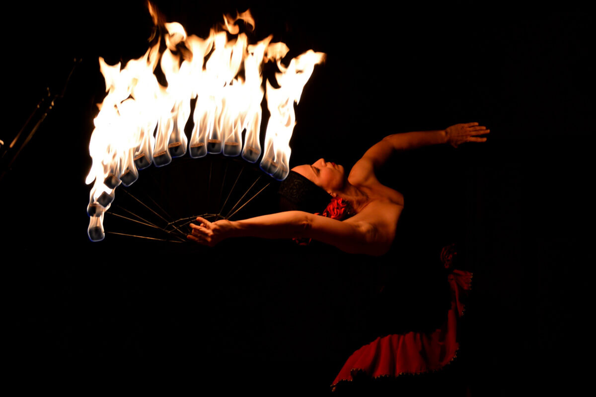 Fire show_Ohnivý květ_1